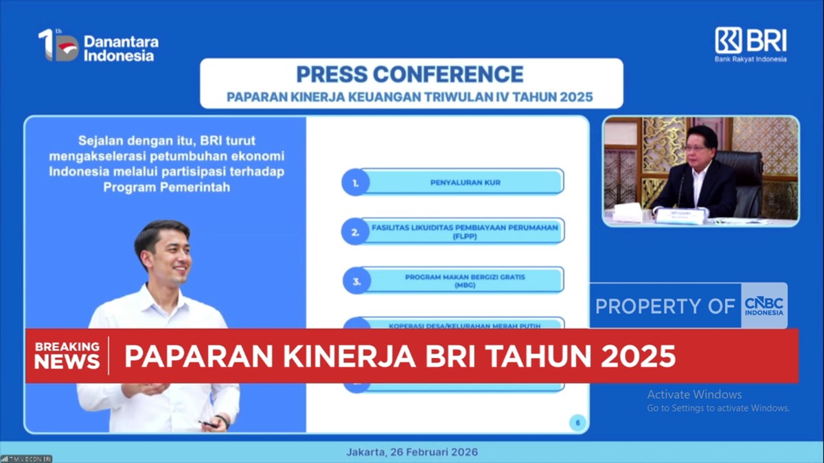 Video: BRI Sukses Cetak Laba Bersih Rp 57,132 Triliun di Tahun 2025