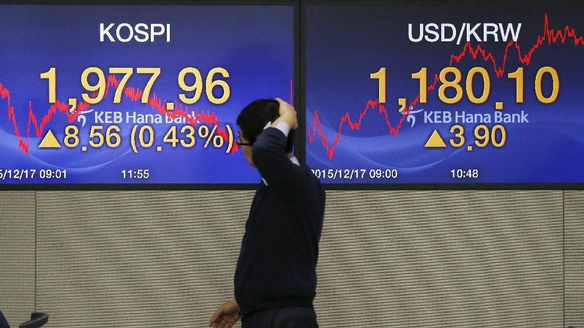 Indeks Kospi Korsel Ambruk 7%, Bursa Asia Suram Imbas Konflik Timteng