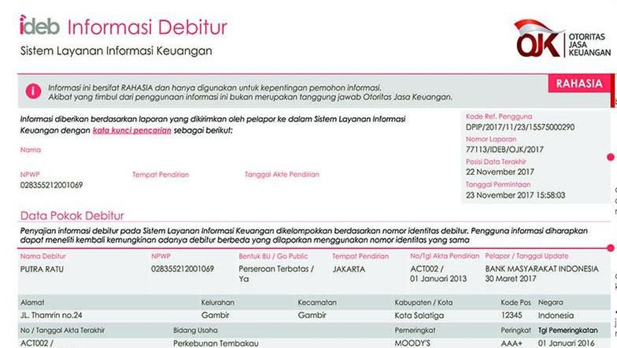 Cara Bersihkan Nama dari Daftar Hitam BI Checking atau SLIK OJK