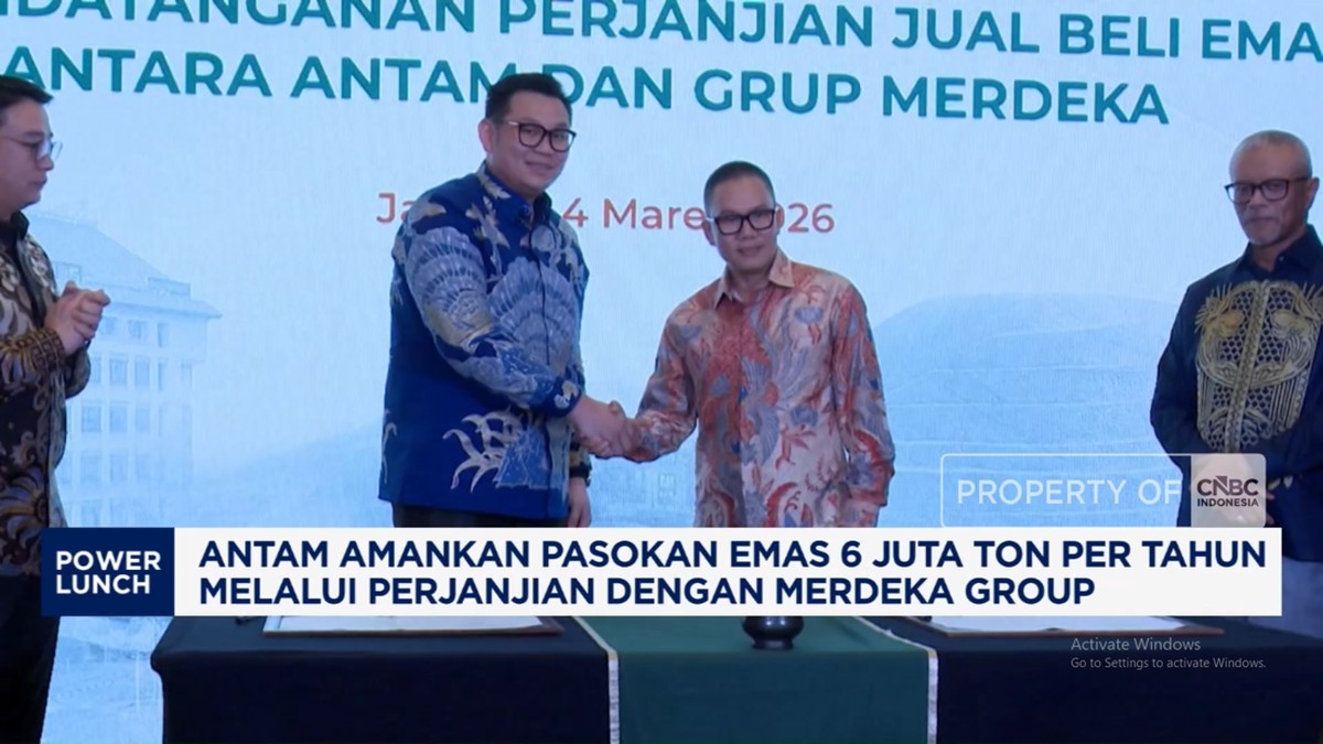 Video: Antam Amankan Stok Emas 6 Juta Ton/tahun Dengan Merdeka Group