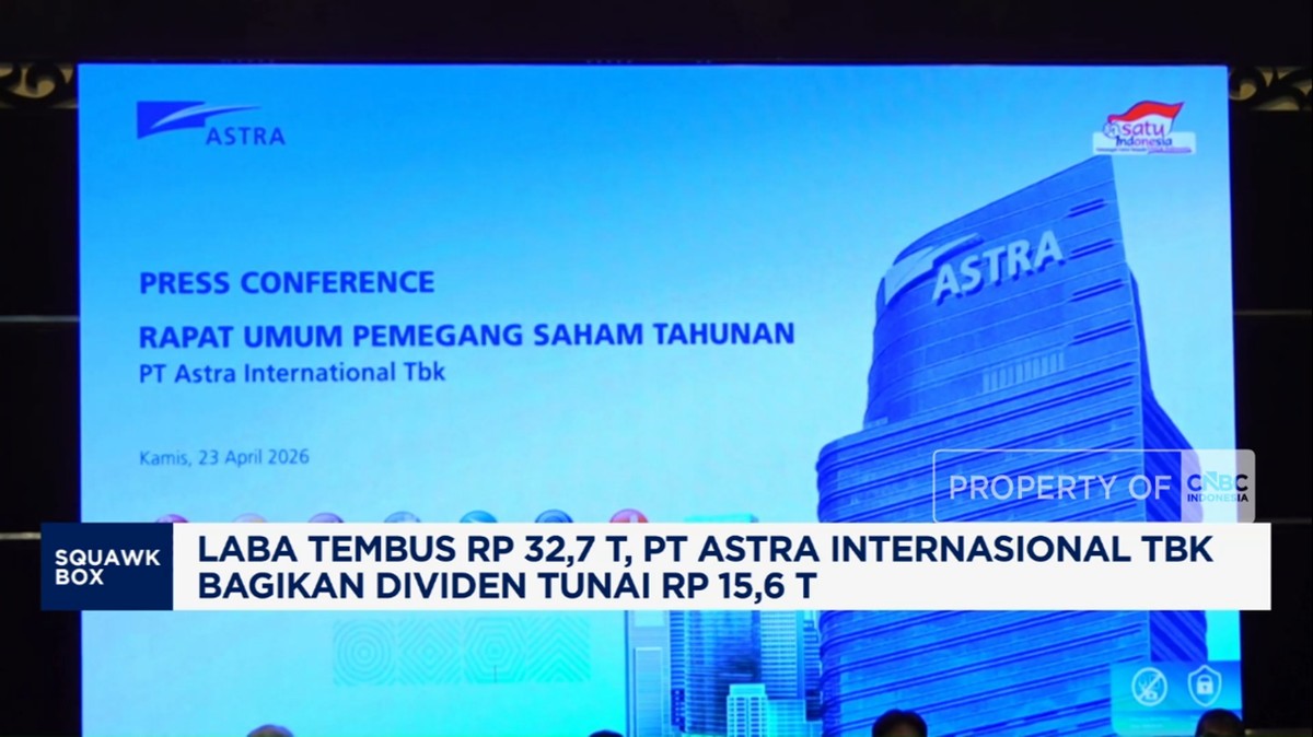 Video: Laba Rp 32,7 Triliun, Astra Bagikan Dividen