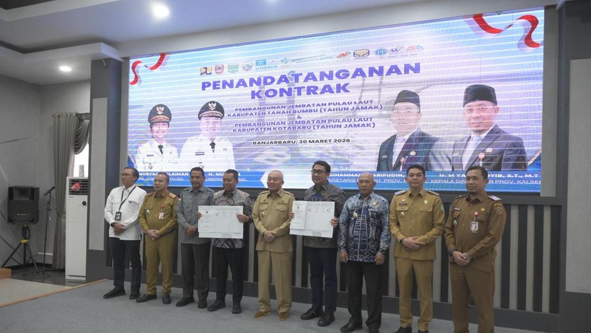 Top! PTPP Raih Proyek Jembatan Pulau Laut Rp1,02 Triliun