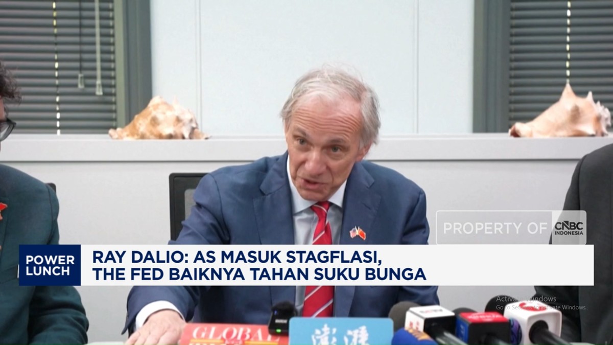 Video: Ray Dalio: AS Masuk Stagflasi, The Fed Baiknya Tahan Suku Bunga