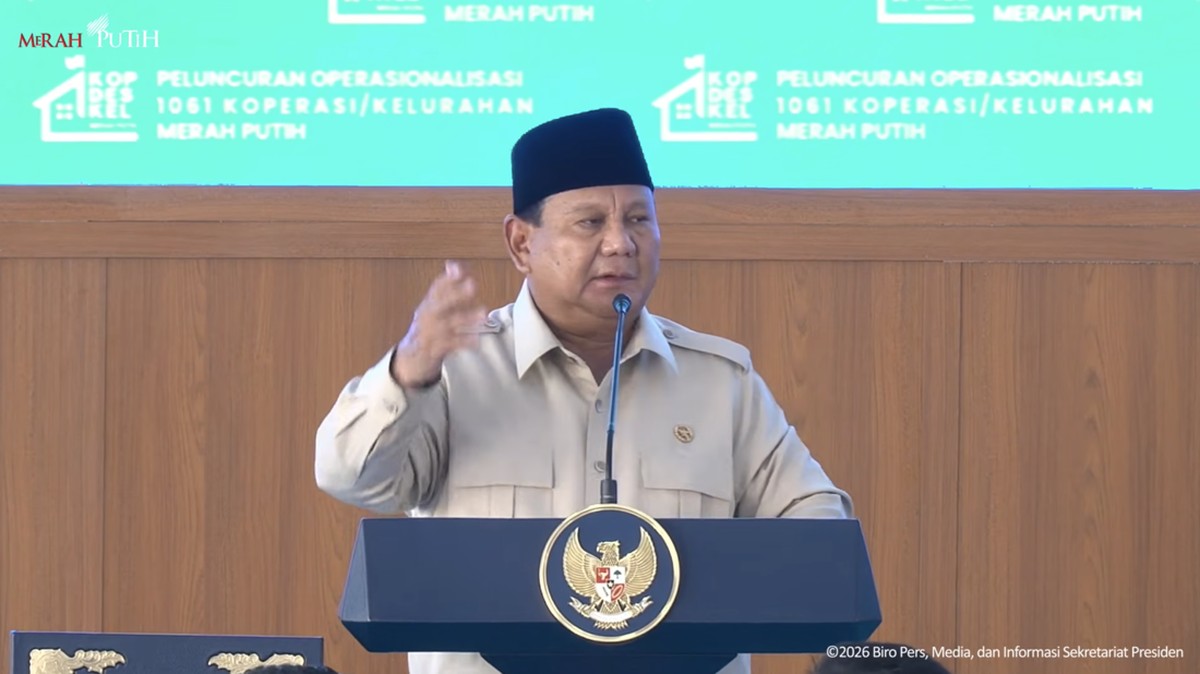 Prabowo Resmikan 1.061 Kopdes Merah Putih di Jawa Timur