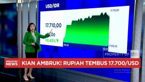 Video: Rupiah Ambruk Tembus Rp 17.700 per USD – AS Batal Serang Iran