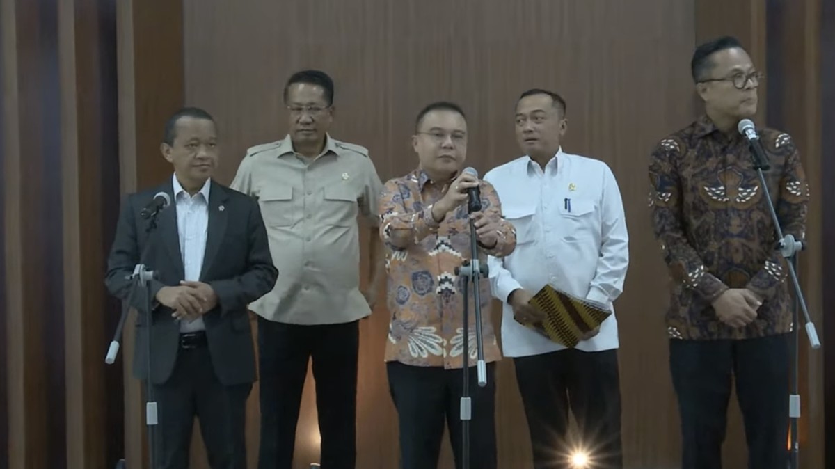 Dasco Rapat Bareng Bahlil Hingga Dony Oskaria di DPR, Bahas DSI dan ESDM