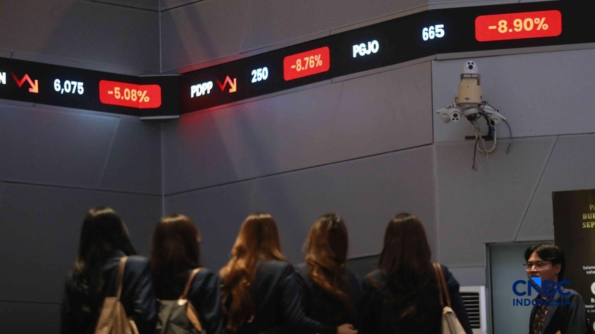Breaking, IHSG Anjlok 1% Lebih Jelang Pengumuman MSCI