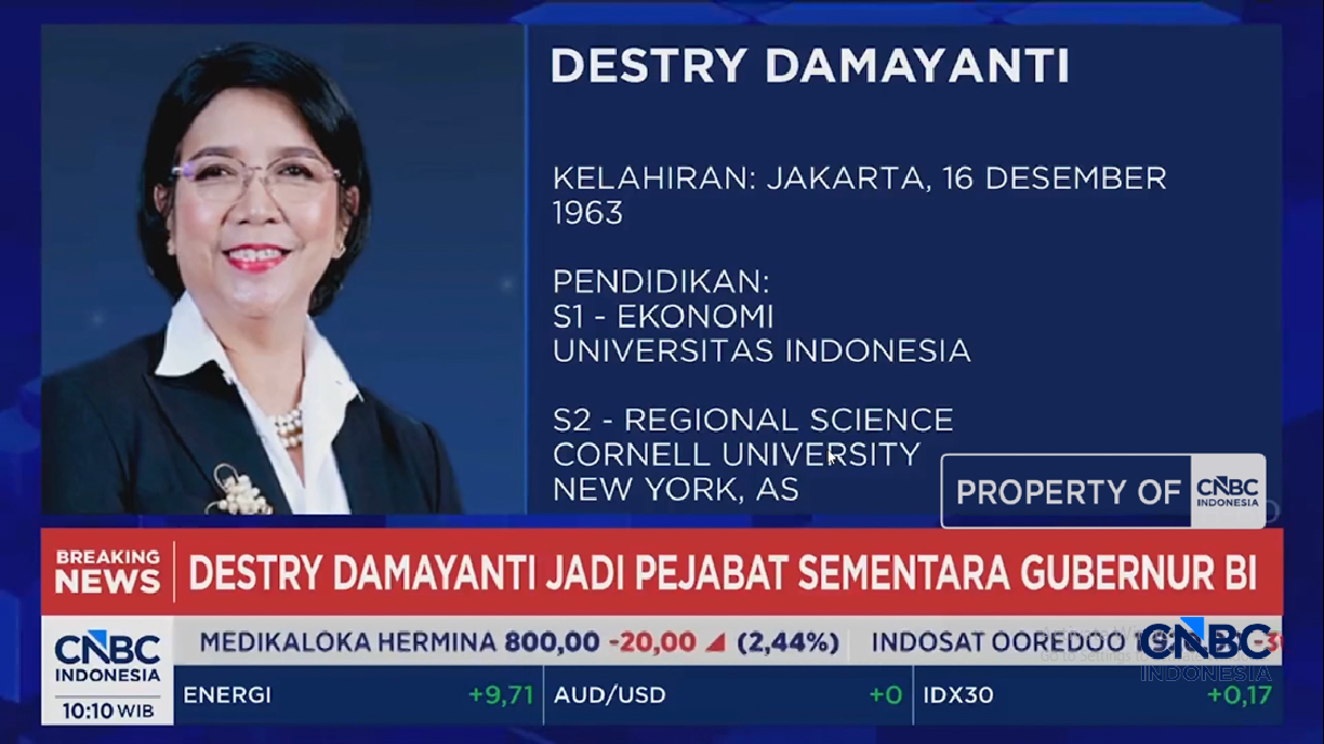 Video: Profil Destry Damayanti Yang Jabat Posisi Gubernur BI Sementara