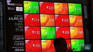 Akhir Sesi I, IHSG Turun 0,21%