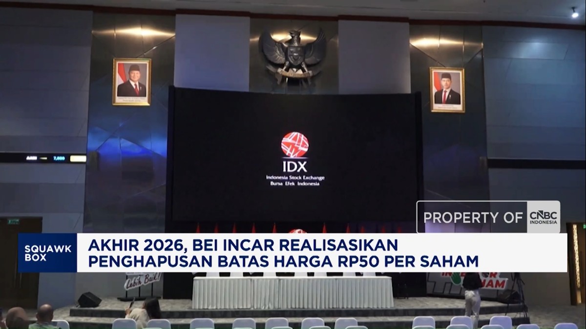 Video: Akhir 2026, BEI Incar Penghapusan Batas Harga Rp50 per Saham