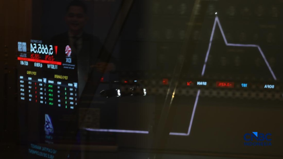 Breaking News! IHSG Anjlok 1,30%, 550 Saham Melemah