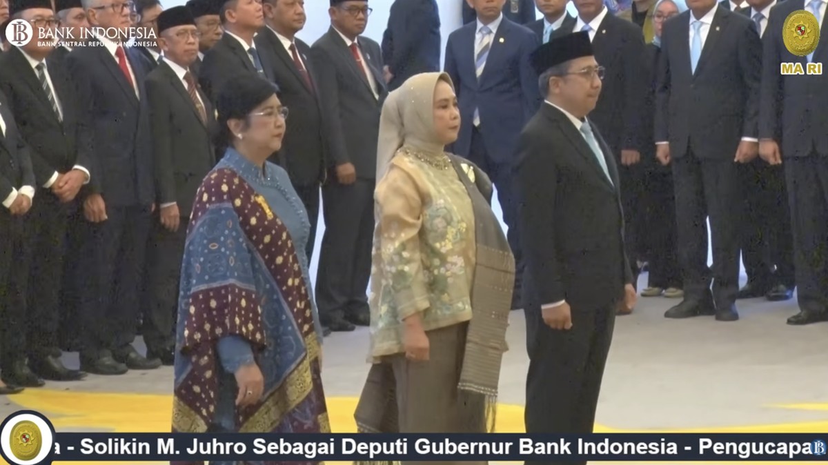 Top! Purbaya hingga Amran Datangi Pelantikan Destry Jadi Gubernur BI