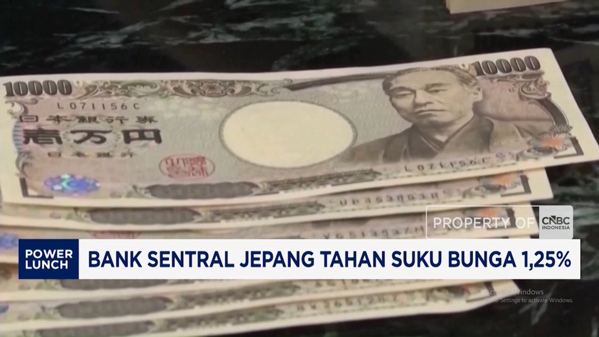 Video: Bank Sentral Jepang BOJ Tahan Suku Bunga 1,25%