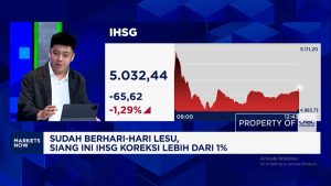 Video: Berhari-hari Lesu Efek MSCI, IHSG Anjlok ke Level 5.000-an