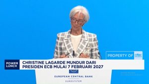 Christine Lagarde Mundur Dari Presiden ECB Mulai 7 Februari 2027