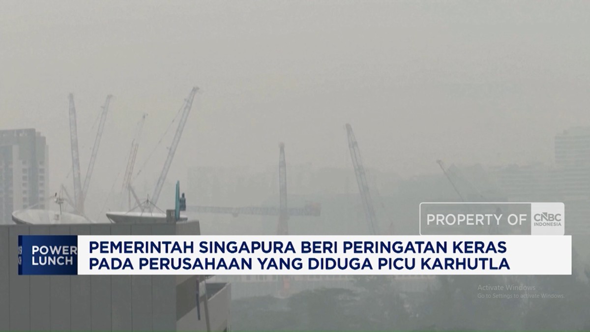 Video: “Warning” Soal Asap Karhutla, Saham Pertanian Singapura Anjlok